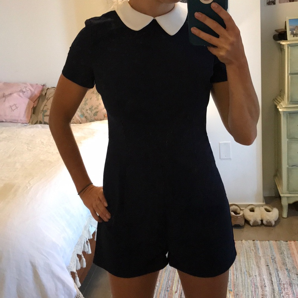 Darling navy romper